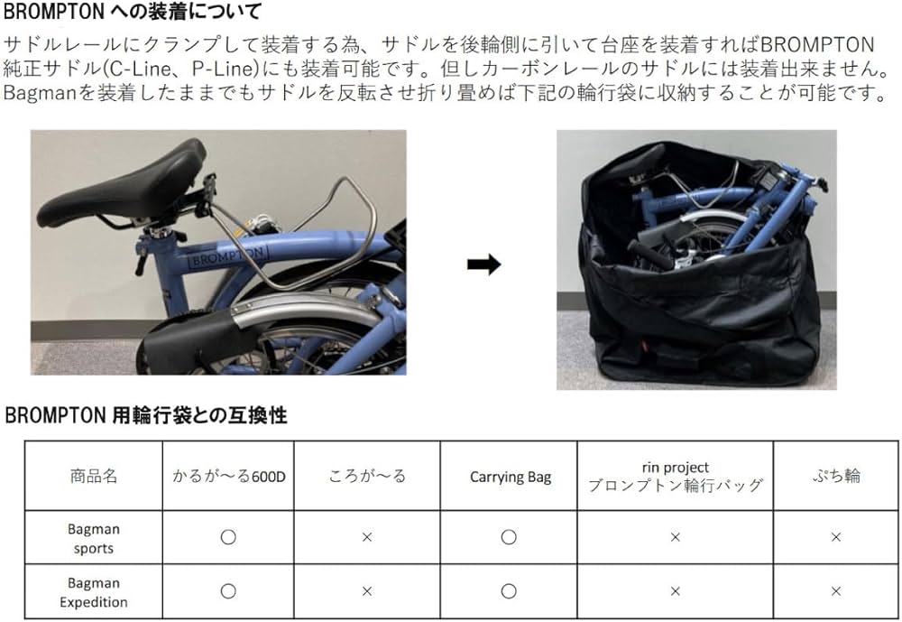 ※うどん※ キャラダイス　ネルソン＆バッグマンQRエクスペンド Amazon | キャラダイス(Carradice) バッグマンQRスポーツ S